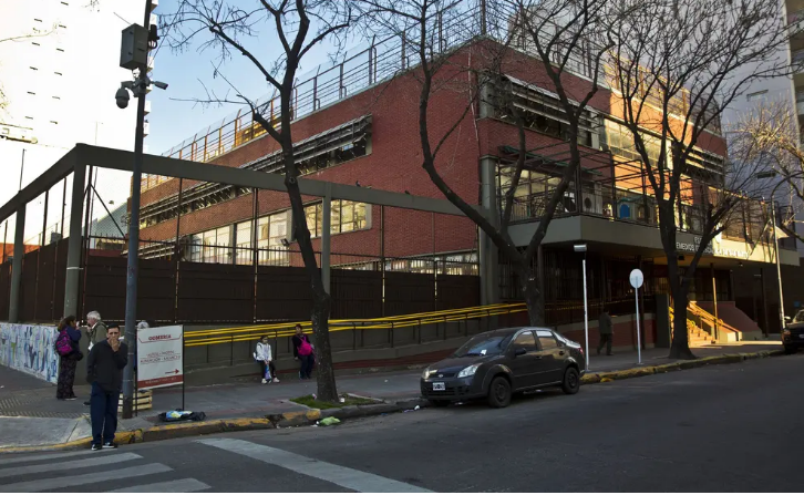 Ratas en una escuela del barrio porteño de Belgrano