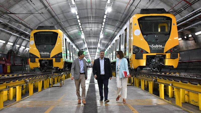 La Ciudad moderniza su subte con 214 nuevos coches