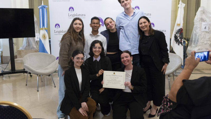 La Legislatura porteña distinguió al programa ecoPOLITIZATE
