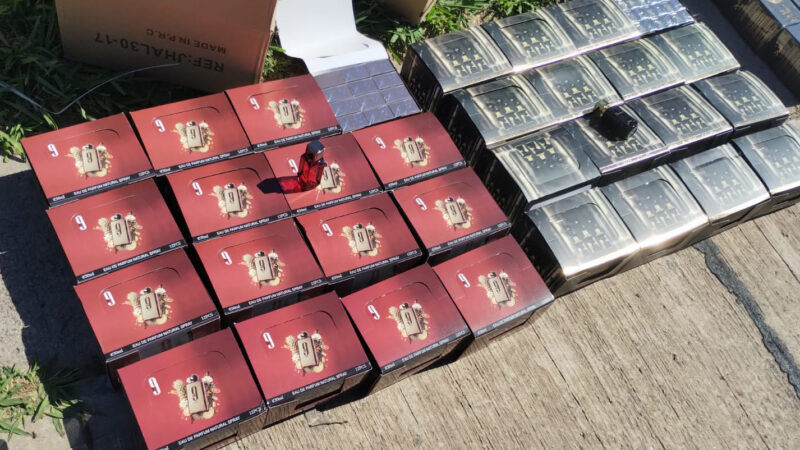 Casi 2000 fragancias incautadas en un operativo contra el contrabando