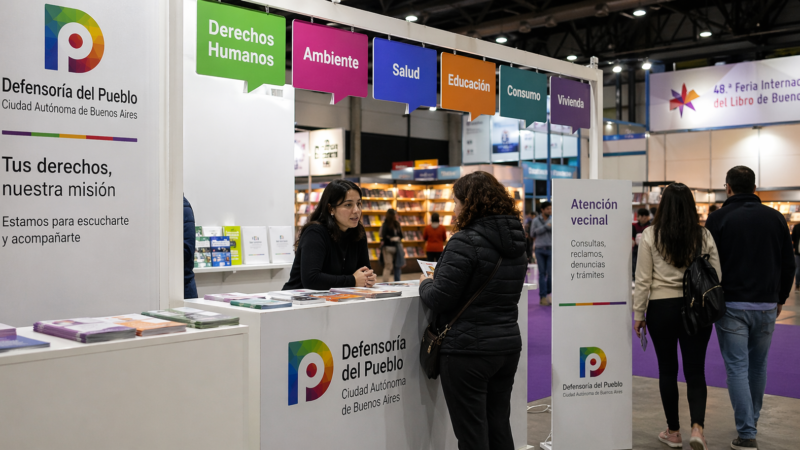 La Defensoría desembarca en la 50ª Edición de la Feria del Libro