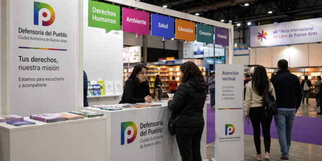 La Defensoría desembarca en la 50ª Edición de la Feria del Libro