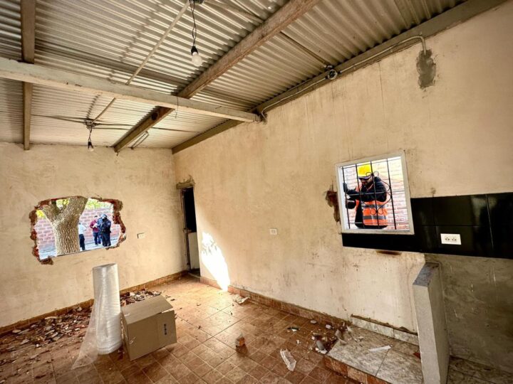 Tras “Tormenta Negra”, la Ciudad demolió una obra ilegal en la Villa 31