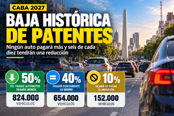 Jorge Macri anunció una baja histórica de Patentes para 2027