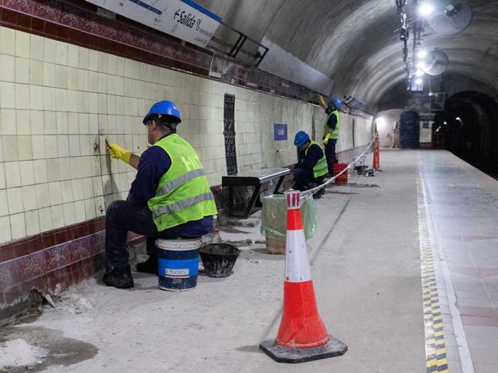 La estación Lavalle de la Línea C cierra por obras