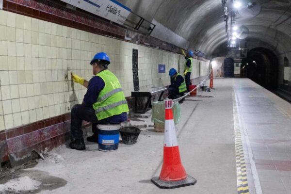 La estación Lavalle de la Línea C cierra por obras