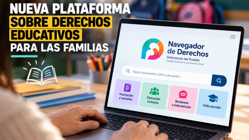 La Defensoría lanzó una guía para las familias de la Ciudad